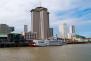 New Orleans profitiert wirtschaftlich von seiner Lage am mächtigen Mississippi ...
