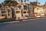 Die modernen Häuser am Strand von Santa Monica