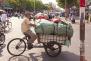Diese Bilder werden seltener in den Straßen der Megacity: Fahrradfahrer
