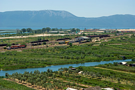 Neretva Delta und Hafen von Ploce