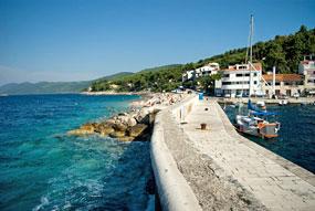 Hafen Prigradica auf Korčula