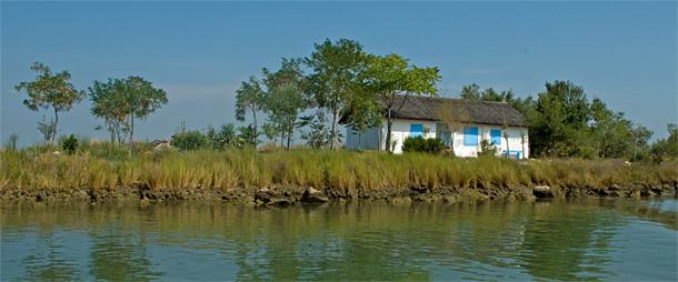 Wochenendhaus in der Lagune