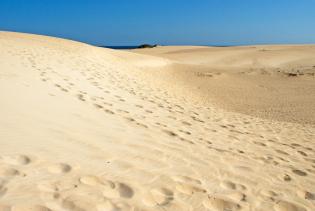 Sanddünen über das ganze Bild