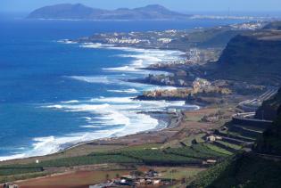 Blick über die Nordküste bis hin nach Las Palmas
