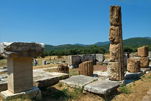 Ein paar antike griechische Säulen